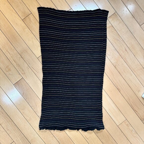 FOREVER 21 All Over Smocked Rainbow Thread Strapless Dress Size Small - Picture 7 of 9